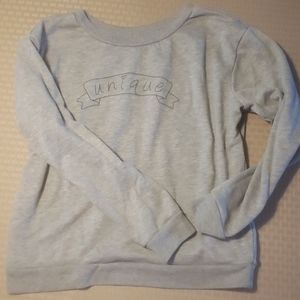 Light gray sweatshirt